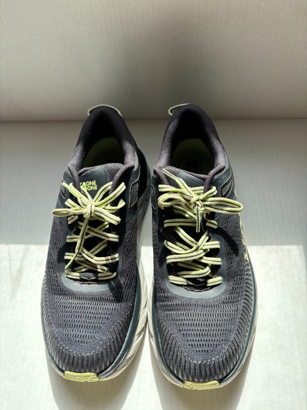 Hoka One One Bondi 7 Blue Graphite Mens Running Shoes Size 8.5